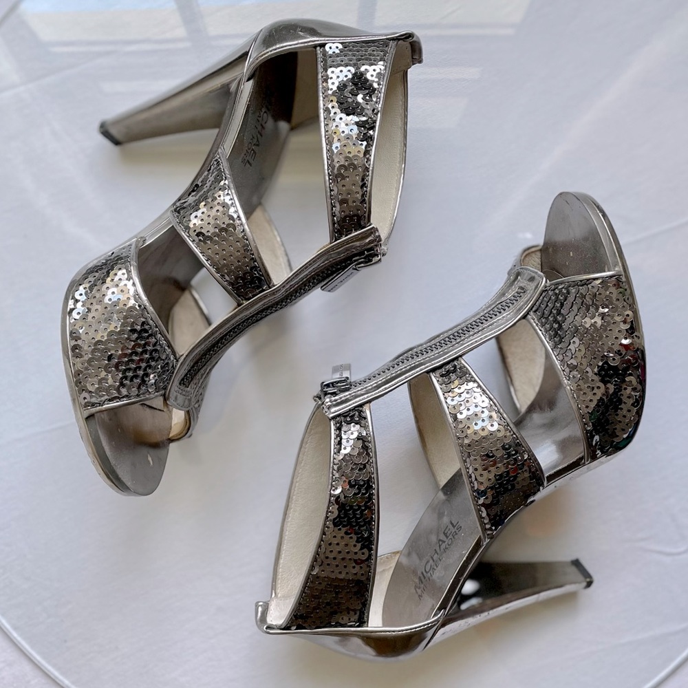 Michael Kors metallic heels